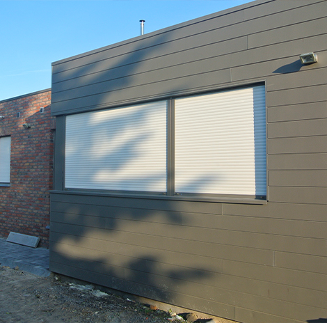 Extension en briques de ciment