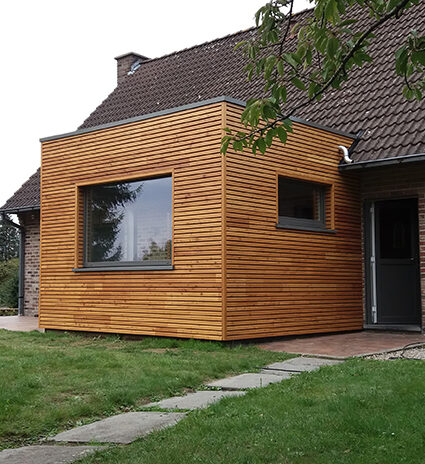 Extension remplaçant une veranda